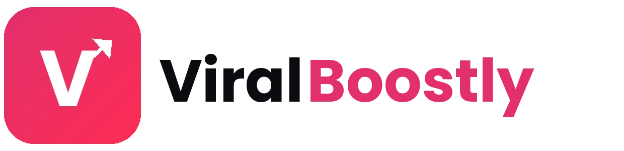 Viral Boostly logo - Instagram, TikTok and YouTube growth guides website